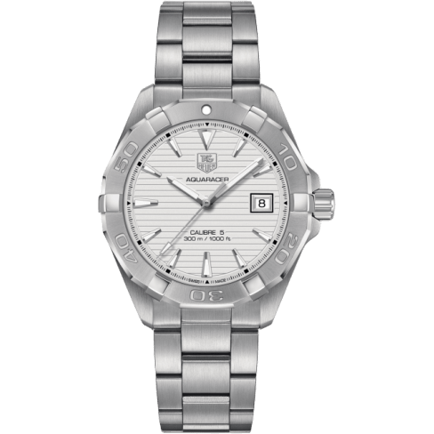 Aquaracer 300M Calibre 5 40.5 Stainless Steel / Silver / Bracelet