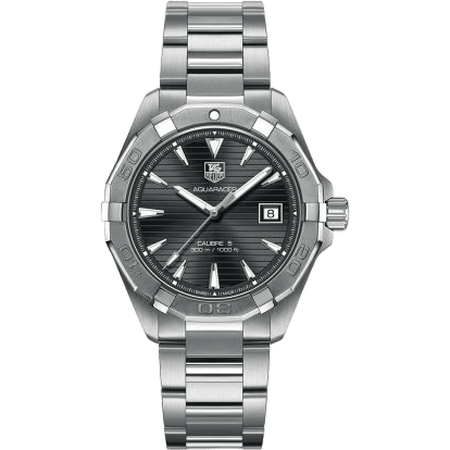 Aquaracer 300M Calibre 5 40.5 Stainless Steel / Grey / Bracelet
