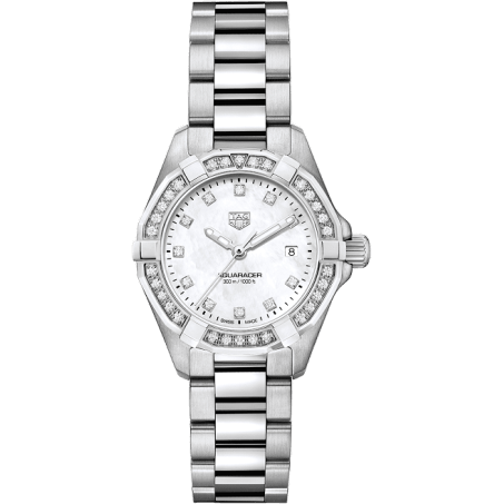 Aquaracer 300M Quartz 27 Stainless Steel / Diamond / MOP - Diamond / Bracelet