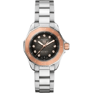 Aquaracer Professional 200 Automatic 30 Stainless Steel - Rose Gold / Black / Bracelet