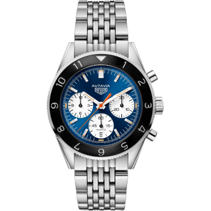 Autavia Heuer 02 Stainless Steel / Watches of Switzerland / Bracelet
