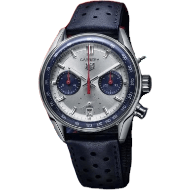 Carrera Chronograph Glass Box Stainless Steel / Wempe Signature Collection