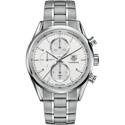 Carrera Calibre 1887 41 Stainless Steel / Silver / Bracelet