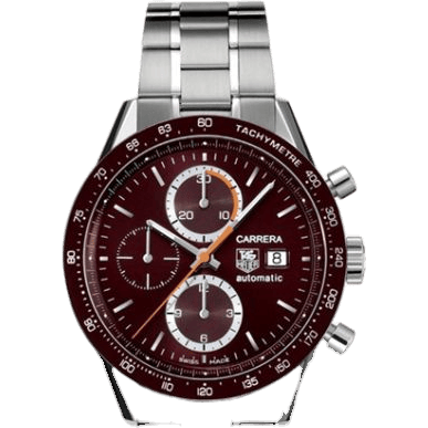 Carrera Calibre 16 41 Stainless Steel / Black / Bracelet