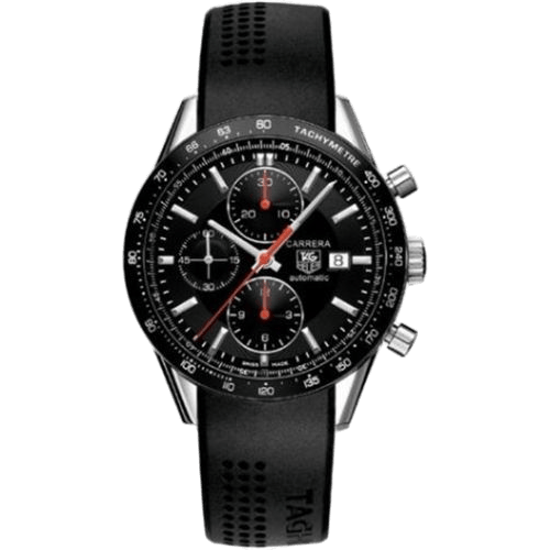 Carrera Calibre 16 41 Stainless Steel / Black / Rubber