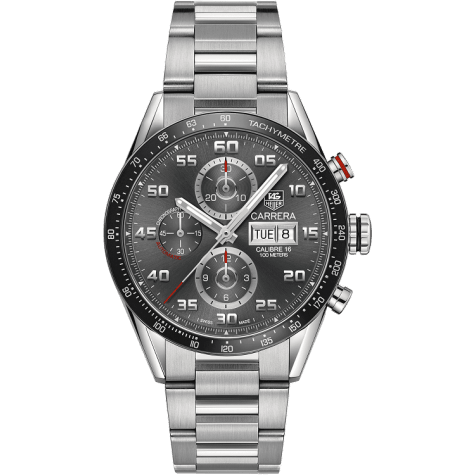 Carrera Calibre 16 Day Date 43 Stainless Steel /