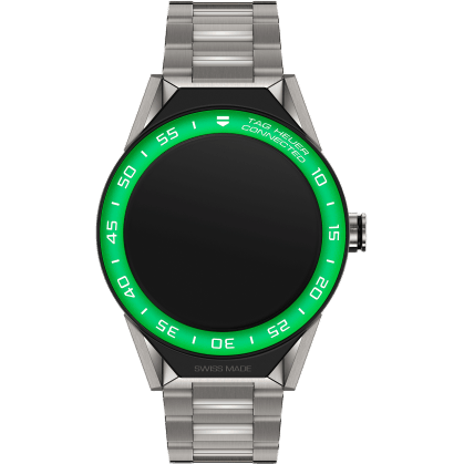 Carrera Connected Modular 45 Titanium / Green Aluminum / Bracelet