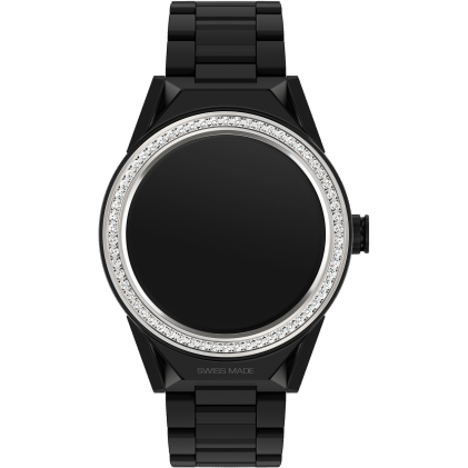 Carrera Connected Modular 45 Black Titanium / Diamond / Ceramic Bracelet