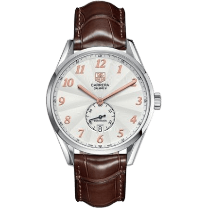 Carrera Calibre 6 39 Heritage Stainless Steel / Silver / Alligator
