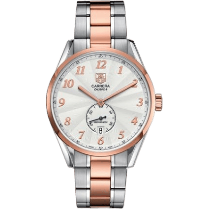 Carrera Calibre 6 39 Heritage Stainless Steel / Rose Gold / Silver / Bracelet