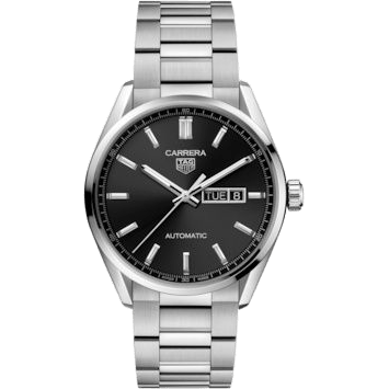 Carrera Automatic Stainless Steel / Black / Bracelet