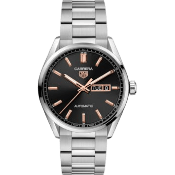 Carrera Automatic Stainless Steel / Black / Bracelet