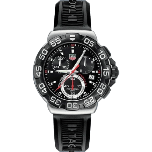 Formula 1 Quartz Chronograph 41 Stainless Steel / Black / Rubber
