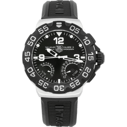 Formula 1 Calibre S 44 Stainless Steel / Black / Rubber