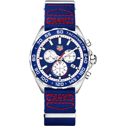 Formula 1 Chronograph Quartz 43 Stainless Steel / Red Bull / NATO