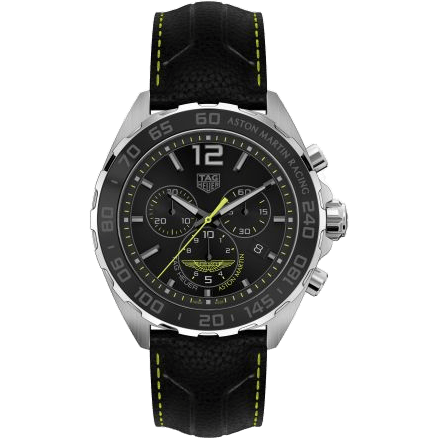 Formula 1 Chronograph Quartz 43 Stainless Steel / Aston Martin / Calf