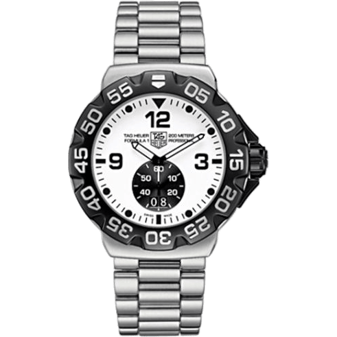Formula 1 Big Date 44 Stainless Steel / White / Bracelet