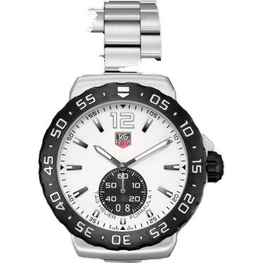 Formula 1 Big Date 42 Stainless Steel / White / Bracelet