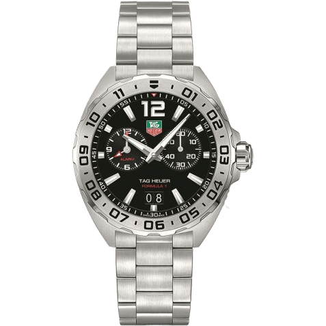 Formula 1 Alarm 41 Stainless Steel / Black / Bracelet