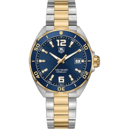 Formula 1 Quartz 41 Stainless Steel / Yellow Gold / Blue / Bracelet