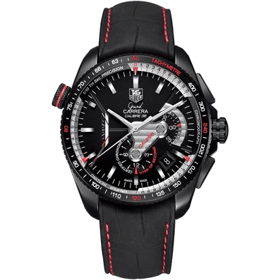 Grand Carrera Calibre 36RS Caliper Chronograph PVD / Black / Alligator