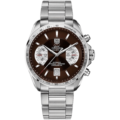 Grand Carrera Calibre 17 RS 43 Stainless Steel / Brown / Bracelet