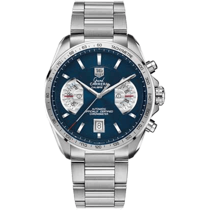 Grand Carrera Calibre 17 RS 43 Stainless Steel / Blue / Japan