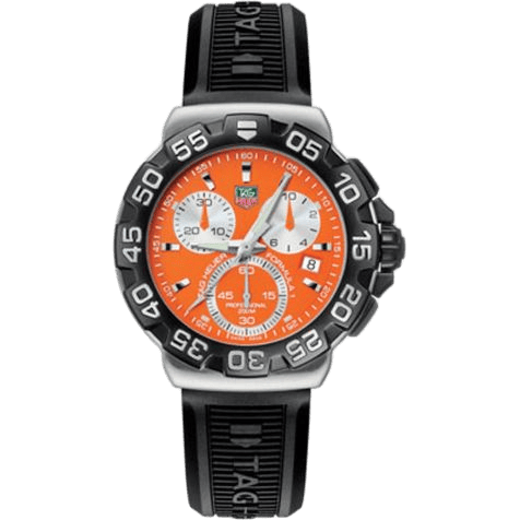 Formula 1 Quartz Chronograph Stainless Steel / Orange / Rubber