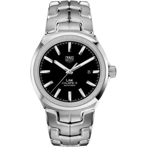 Link Calibre 5 41 Stainless Steel / Black / Bracelet