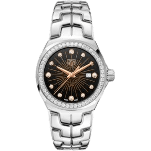 Link Quartz 32mm Stainless Steel / Diamond / Black