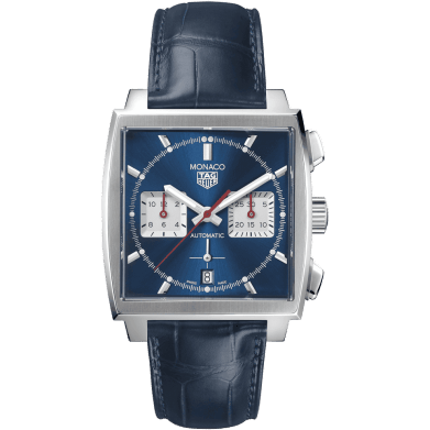 Monaco Calibre Heuer 02 Stainless Steel / Blue