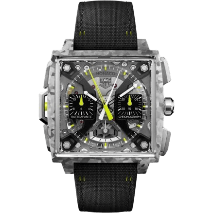 Monaco Split-Seconds Chronograph Texturized Titanium