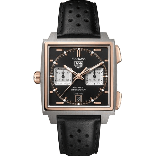 Monaco TH20 Titanium - Rose Gold / Black