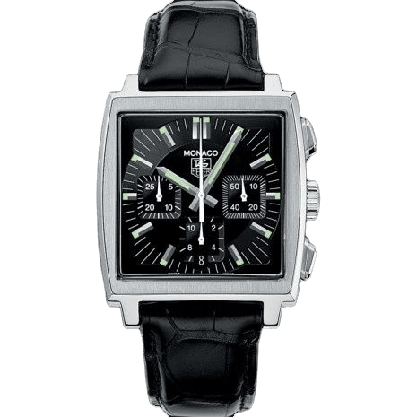 Monaco Calibre 17 Stainless Steel / Black