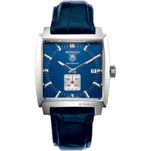 Monaco Calibre 6 Automatic Stainless Steel / Blue / Alligator