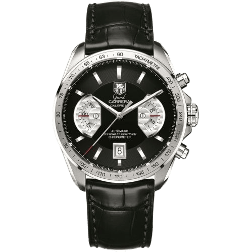 Grand Carrera Calibre 17 RS 43 Stainless Steel / Black / Alligator