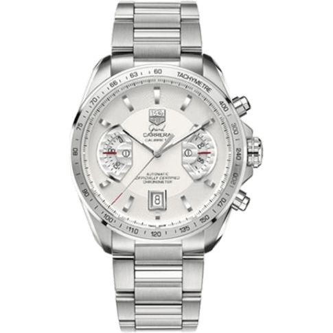 Grand Carrera Calibre 17 RS 43 Stainless Steel / Silver / Bracelet