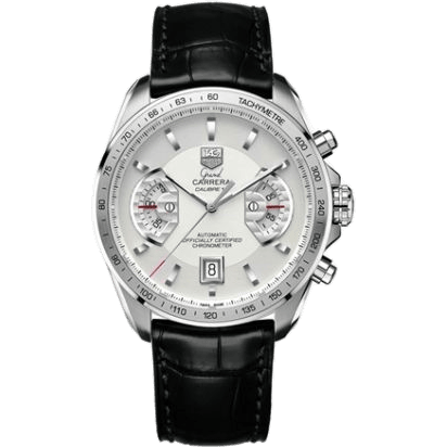 Grand Carrera Calibre 17 RS 43 Stainless Steel / Silver / Alligator