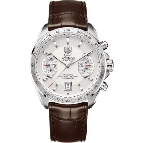 Grand Carrera Calibre 17 RS 43 Stainless Steel / Silver / Alligator
