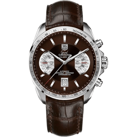 Grand Carrera Calibre 17 RS 43 Stainless Steel / Brown / Alligator