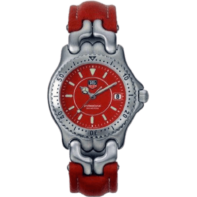 S/EL Quartz 33 Stainless Steel / Red / Strap