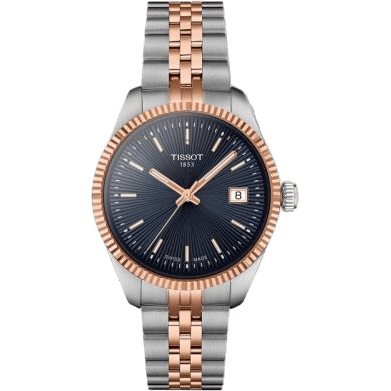Ballade 34 Stainless Steel - Rose Gold / Blue / Bracelet