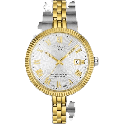 Ballade 39 Powermatic 80 Stainless Steel - Yellow Gold / Silver / Bracelet