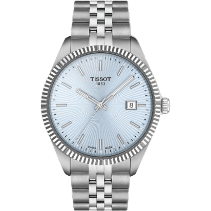 Ballade 40 Stainless Steel / Ice Blue / Bracelet