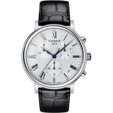 Carson Premium Chronograph Stainless Steel / Silver