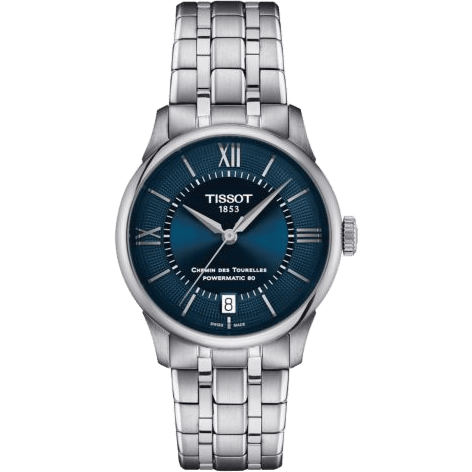 Chemin Des Tourelles Powermatic 80 34 Stainless Steel / Blue / Bracelet