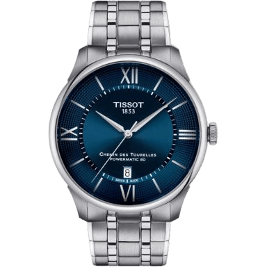 Chemin Des Tourelles Powermatic 80 42 Stainless Steel / Blue / Bracelet
