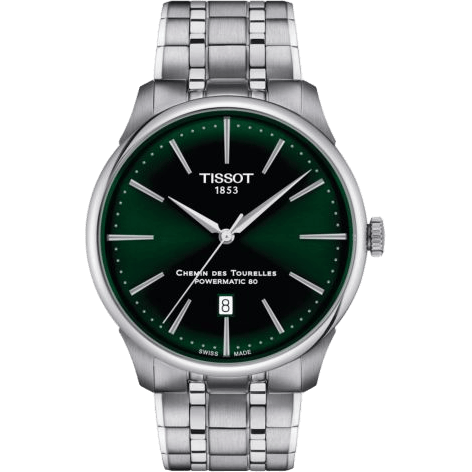 Chemin Des Tourelles Powermatic 80 42 Stainless Steel / Green / Bracelet