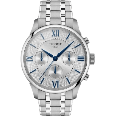 Chemin Des Tourelles Chronograph Automatic Stainless Steel / Silver / Bracelet