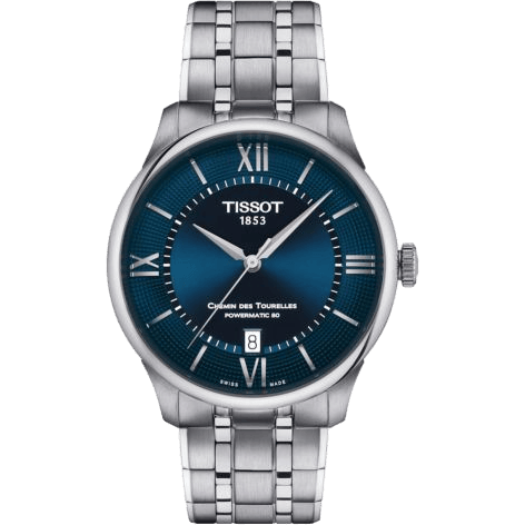Chemin Des Tourelles Powermatic 80 39 Stainless Steel / Blue / Bracelet